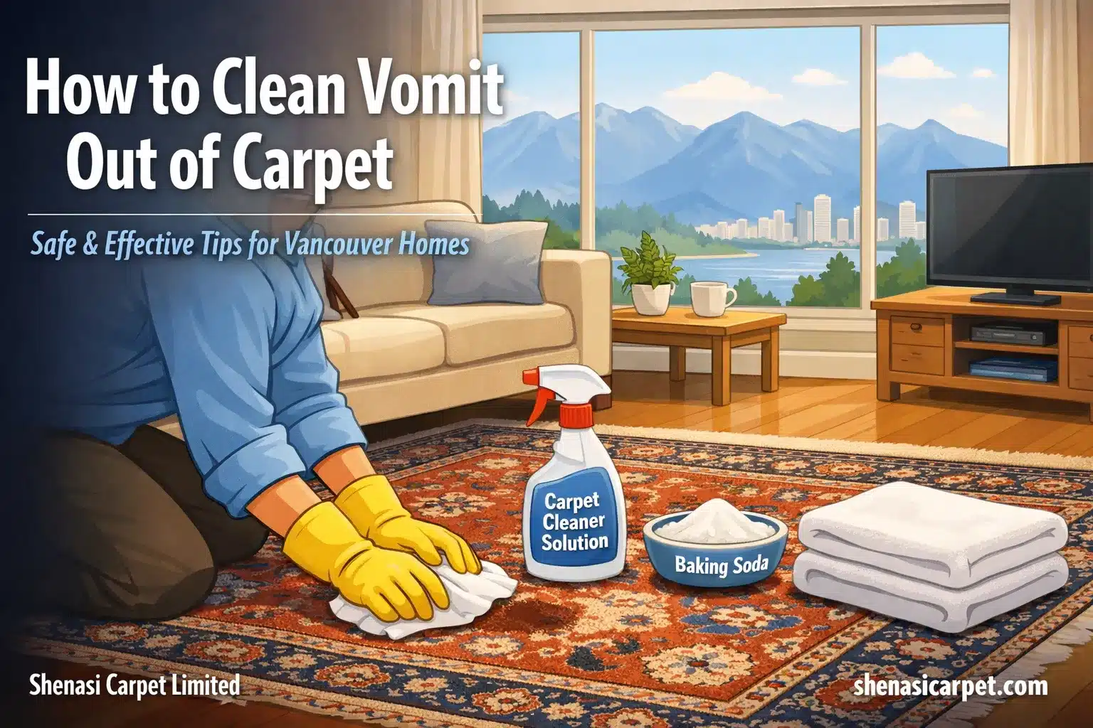 Why Cleaning Vomit from Carpet Requires Immediate Action