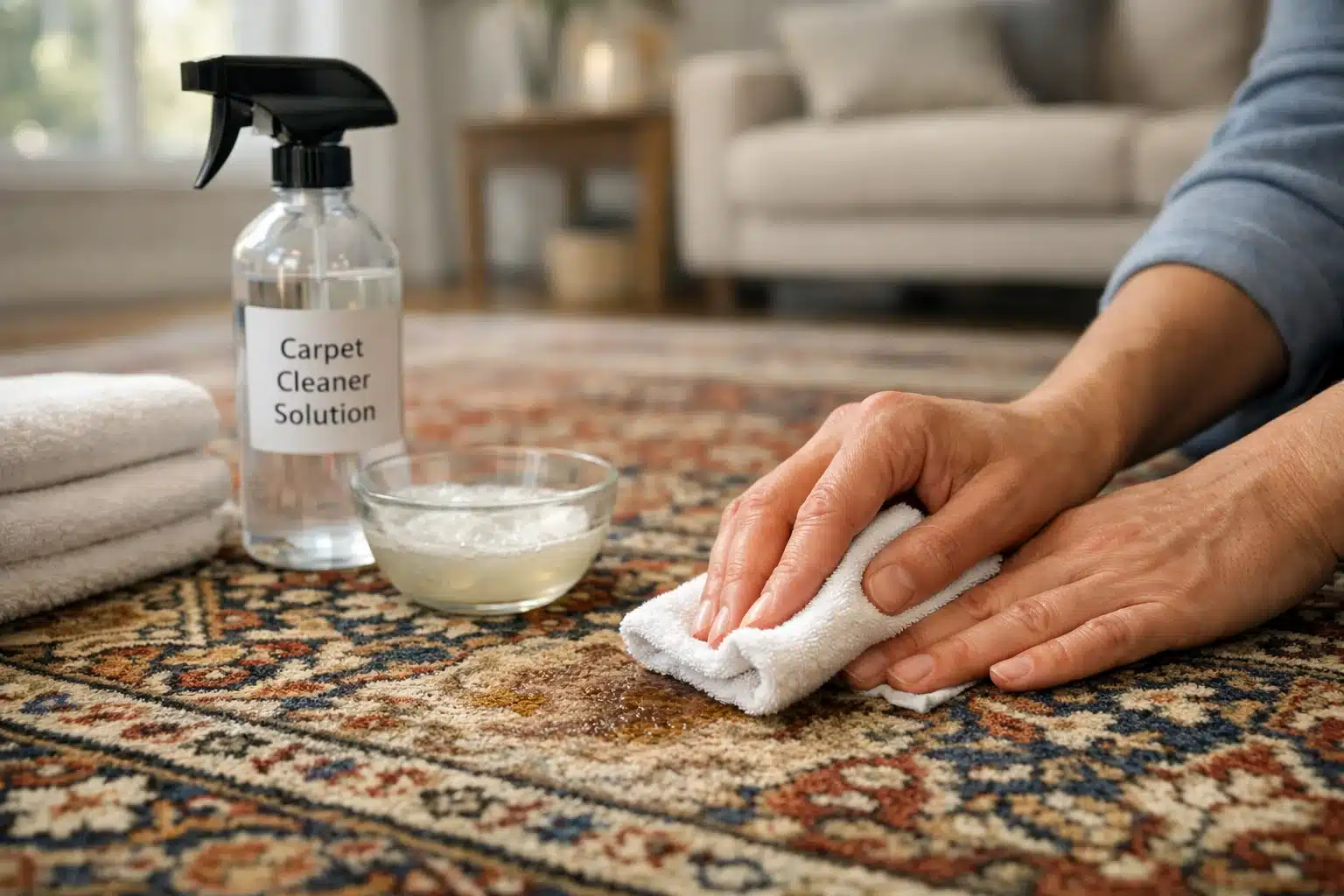 Why Cleaning Vomit from Carpet Requires Immediate Action