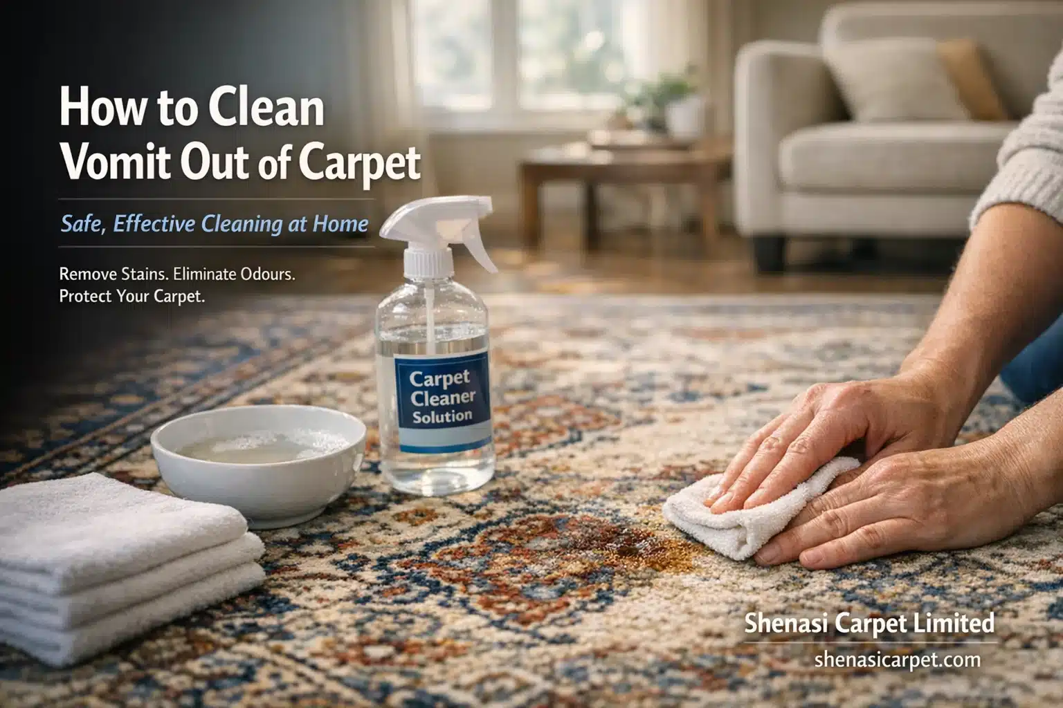 How to Clean Vomit Out of Carpet