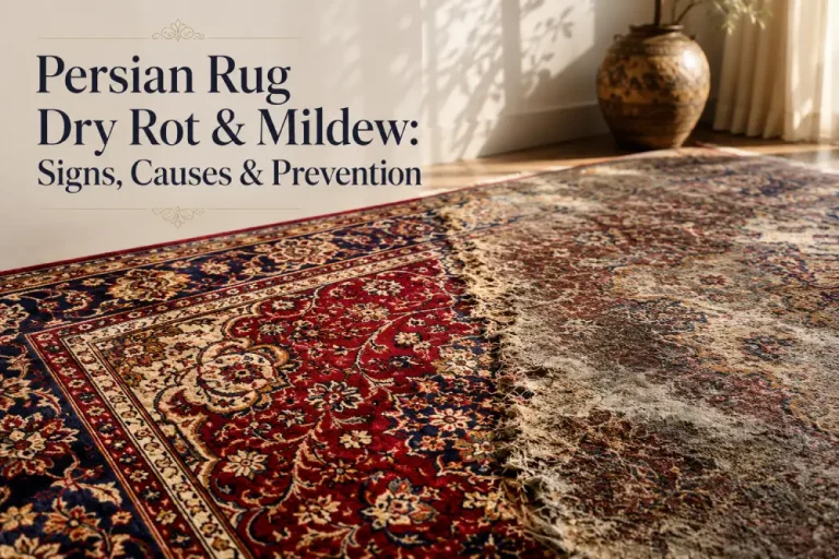 Persian Rug Dry Rot & Mildew