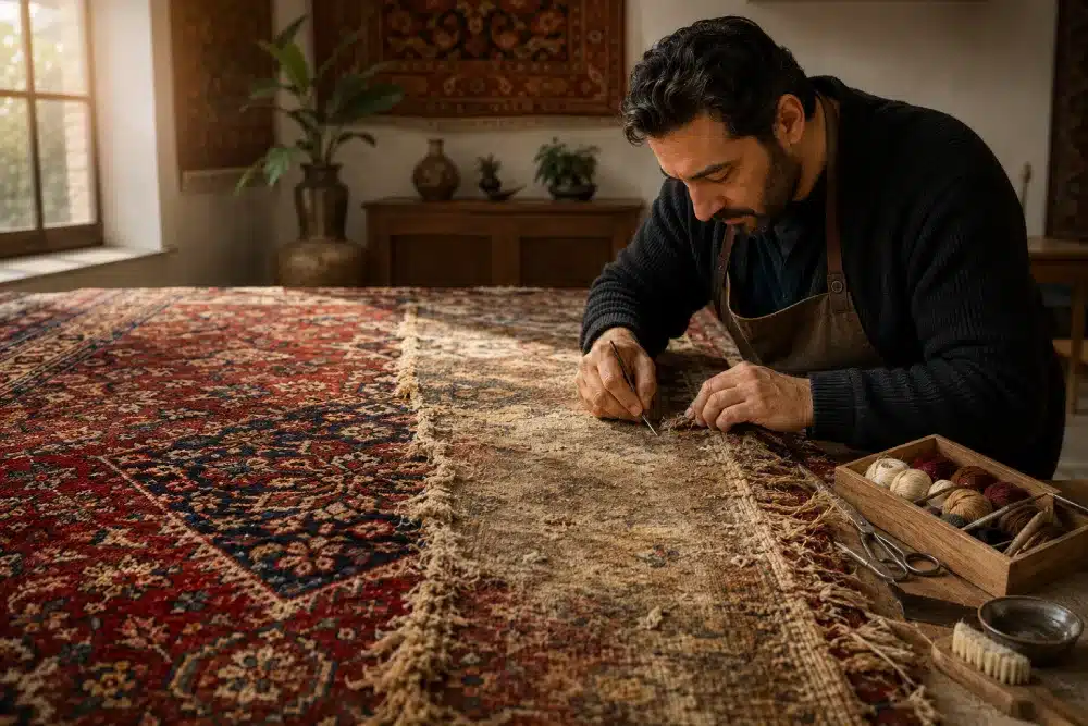 repair Dry Rot & Mildew on carpet