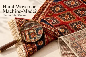hand knotted vs machine made rugs